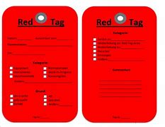 Image result for 5S Red Tag Accuform
