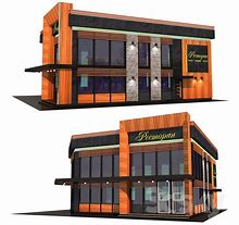 Image result for 3D Restaurant Exterior
