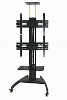 Image result for Rolling Dual TV Stands
