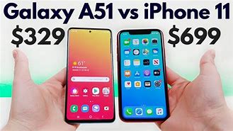 Image result for Samsung A51 Next to iPhone X