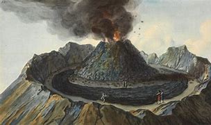 Image result for Mount Vesuvius Drawing