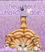 Image result for Whatcha Do In GIF Cat