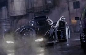 Image result for Batman Batmobile Bombs GIF