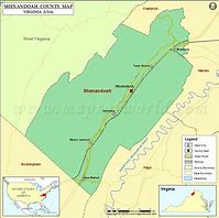 Image result for Shenandoah VA Map