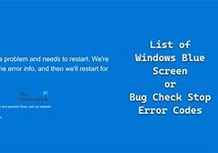Image result for Error Code Screen