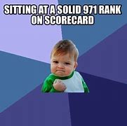 Image result for Scorecard Meme