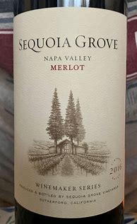 Image result for Sequoia Grove Merlot