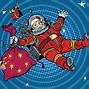 Image result for Outer Space Santa