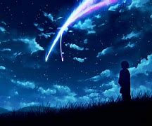 Image result for Anime Night Sky Wallpaper