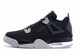 Image result for Jordan 4S Black and White