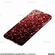 Image result for iPhone 6 Glitter Case Red