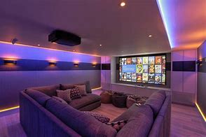 Image result for Projector Screen Living Room