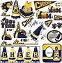 Image result for Blue and Gold Clip Art Cheer