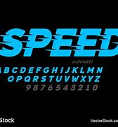 Image result for Speed Font