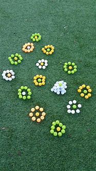Image result for Golf Ball Garden Art