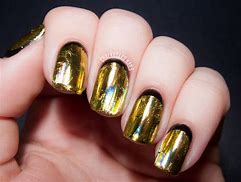 Image result for Gold Foil Nail Polish