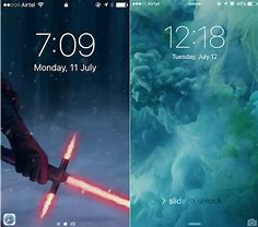 Image result for iOS 9 Lock Screen