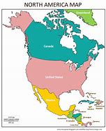 Image result for Map America Del North Political