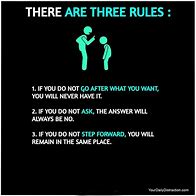 Image result for There Are Three Rules Meme