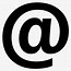 Image result for emoji email symbols black and white