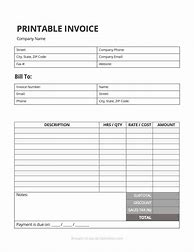 Image result for Free Invoice Template Microsoft Word