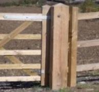 Image result for 6X6 Gate Post