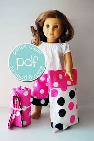 Image result for American Girl Doll Pajama Pattern