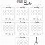 Image result for 100 Day Challenge Tracker Printable