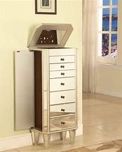 Image result for Mirrored Jewelry Armoire