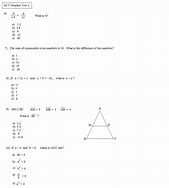 Image result for Act Math Practice Test