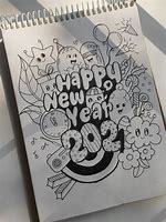 Image result for Happy New Year Doodle