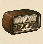 Image result for Old Radio Illustration