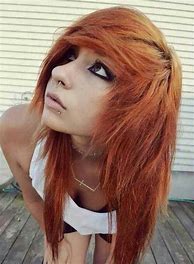 Image result for Orange Emo Hair