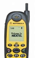 Image result for Nextel Walkie Talkie Yellow and Black