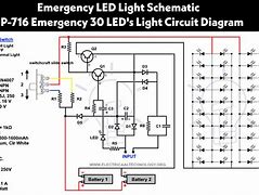 Image result for 110V Battery Backup LED Emergency Rechargeable Light Circuit