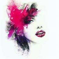 Image result for Woman Abstract Watercolor
