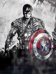 Image result for Captain America Painting