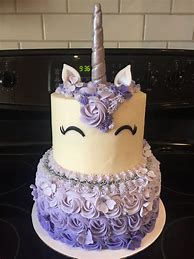 Image result for Purple Unicorn Cake