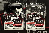 Image result for Punk Rock Concert Flyers