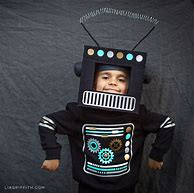 Image result for DIY Robot Costume for Kid