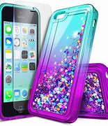 Image result for iPhone 5C Screen Protector with Glitter