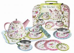 Image result for Tin Tea Set
