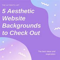Image result for Aesthetic Websites