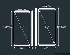 Image result for Galaxy S8 Plus Screen Size