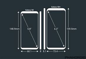 Image result for Samsung Galaxy S8 Screen Dimensions