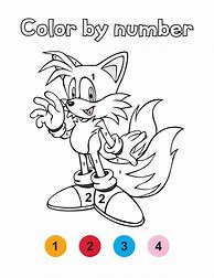 Image result for Color by Number Sheet Sonic