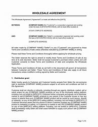 Image result for Wholesale Contract Agreement
