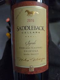 Image result for Saddleback Syrah