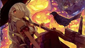 Image result for Scary Halloween Anime Art