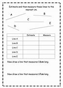 Image result for Measuring Lines in Cm